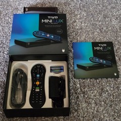 TiVo MINI LUX ~ Lifetime Service Included ~ TCDA95000 ~ BACKLIT / GLOW Remote