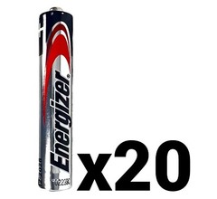 20 TWENTY NEW ENERGIZER AAAA E96 1.5V ALKALINE BATTERY BATTERIES EXP 2028