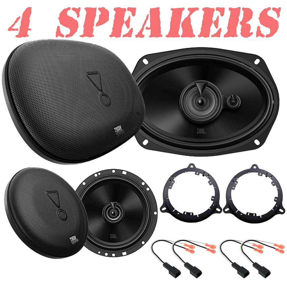 JBL 560W Front & 480W Rear Car Door Speaker Upgrade For 2004-2015 Nissan Titan