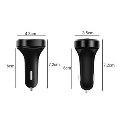 Bluetooth FM Transmitter Wireless Adapter MP3 Radio Car 2-Port USB Charger