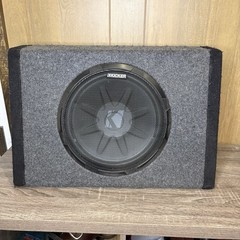 KICKER BassStation 10in Enclosed Powered Car Audio Subwoofer w Enclosure 11PT250