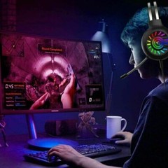 Gaming Headphone With Mic Headset For PC Laptop Mac Nintendo PS4 3.5mm 029