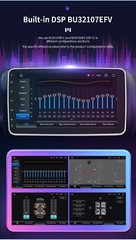 10.1 inch Android 14 8Core Car Stereo 1 DIN GPS WIFI DSP Rotatable Screen 6+64GB