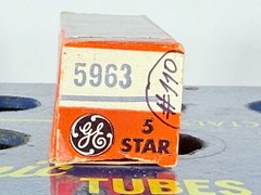GE 5963 ECC82 12AU7 Five Star NOS NIB Tested Like NOS Balanced Tube