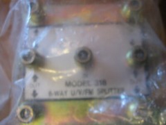 NEW Vintage 6-Way Splitter TV / 6-Outs 1 In / UHF VHF FM / model- 318