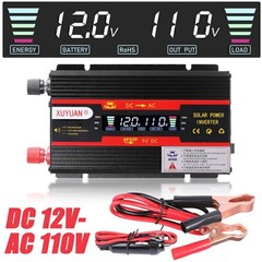 12000W Car Power Inverter DC 12V To AC 110V Sine Wave RV Boat Converter LCD
