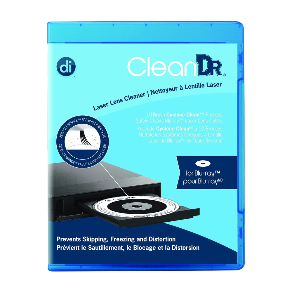Digital Innovations 4190300 CleanDr Blu-ray Laser Lens Cleaner – Cyclone Clean