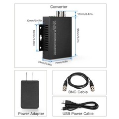 4K BNC TO HDMI CONVERTER CONVERT HD TVI/ CVI/ AHD ANALOG VIDEO SIGNAL TO HDMI