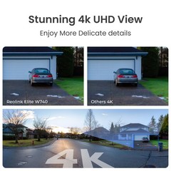 Reolink Elite WiFi 8MP 4K Dual-Lens Plug-in Security Camera Color Night Vision
