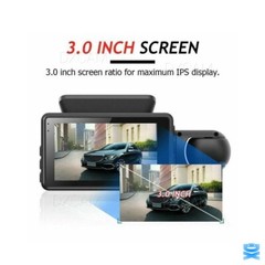 Dash Cam Dual Lens HD 1080P Car DVR Video Recorder G-Sensor Front Inside Camera