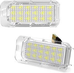 LED License Plate Lights 18-SMD Bright White Tag Lamp Assembly Compatible with F
