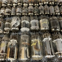Vintage Vacuum Tube Lot Mixed Brands RCA GE Zenith Sylvania Untested 66+ Tubes