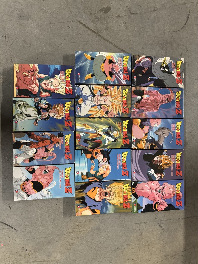 Lot of 15 DragonBall Z VHS Tapes