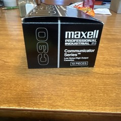10 Pcs Maxell Professional Industrial Communicator Series C90 Cassettes Sealed