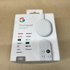 Google Chromecast with Google HD TV Snow (GA03131-US) OPEN BOX