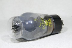 Mullard ECC32 Bottom D-Getter Smoke Glass Black Base Made in England
