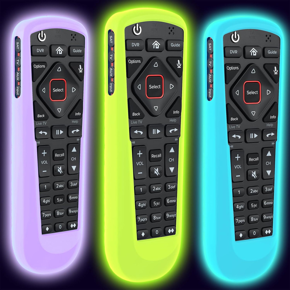 3 Pack Cover for Dish Network Remote, Case for Dish TV Remote Control 52.0/54.0
