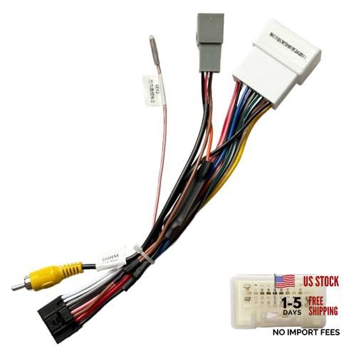 20Pin Aftermarket Android Car Radio Harness Adapter for Mit/Subi/shi 2016