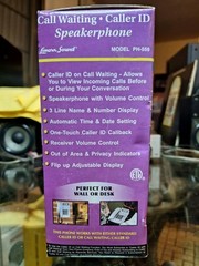 Lenoxx Sound Model 559 Caller ID Telephone/Sealed
