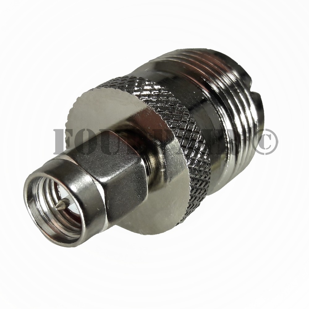 SMA Male Plug to UHF Female SO-239 Jack RF Wifi Coax Adapter Converter Connector