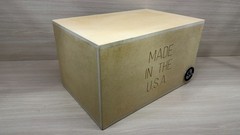 Single 1×12″ Spl Edition Vented Subwoofer Box Ported MDF 3/4 Double Baffle