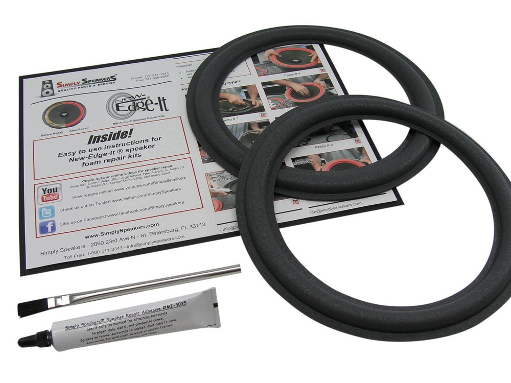 Small Advent Smaller Advent speaker parts woofer foam edge repair kit # FSK-9