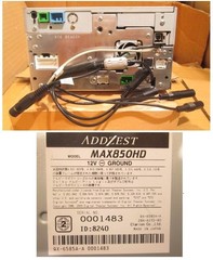 ADDZEST HDD Navi & CD MAX850HD DVD vIDeo viewing 2DIN