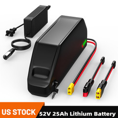 52V 25Ah Lithium Ebike Battery Polly Battery 50A BMS 100W-2600W Charger