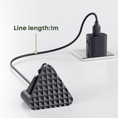Smart Glasses Charging Dock Base with Indicator Lights and Sponge Protection