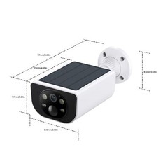 2 Pack Wansview 2K 3MP Solar Camera Outdoor Wireless 2.4Ghz WiFi Human Detection