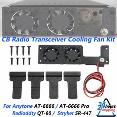 CB Radio Transceiver Fan Kit For AnyTone AT-6666 / AT-6666 PRO / Radioddity QT80