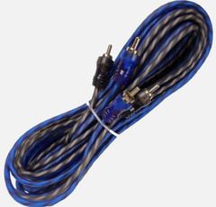 Elite 0 Gauge Amp Kit Amplifier install Wiring 0 Ga Wire 5000W to 8000W Blue PK2