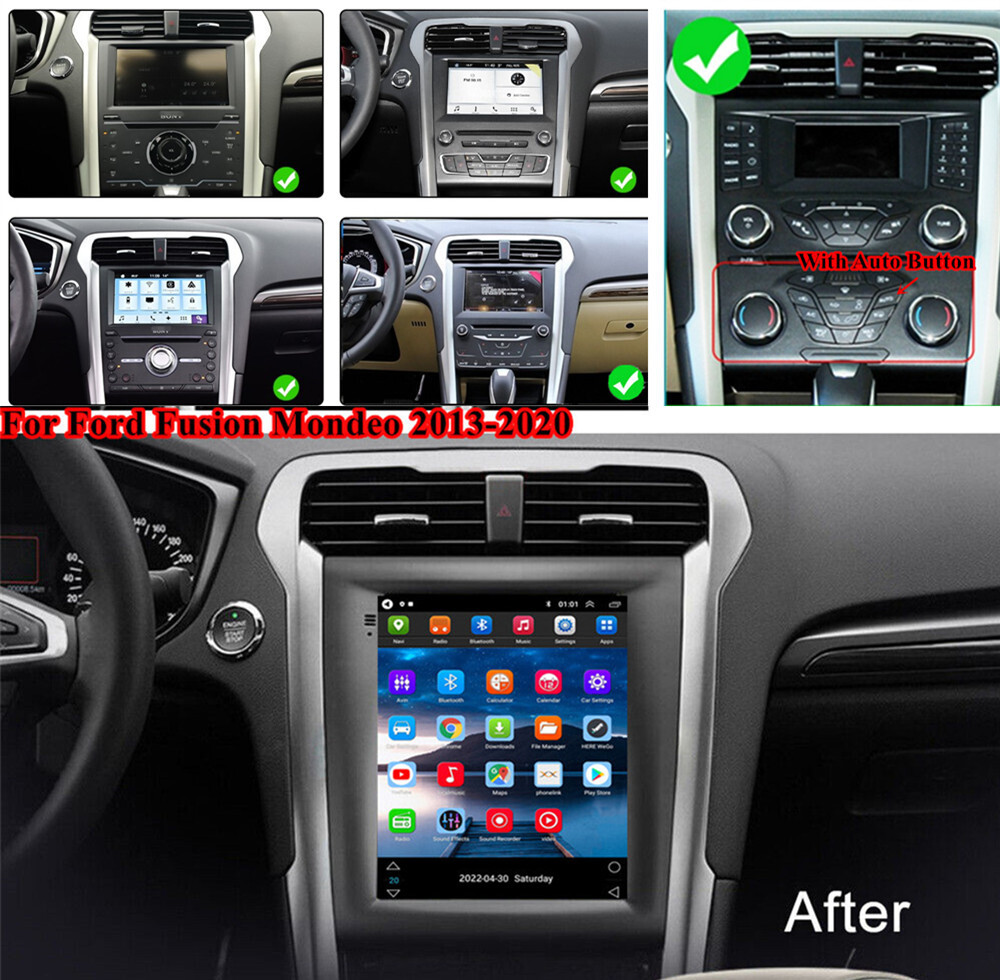 9.7″ Android12 Stereo Radio GPS Navigation Wifi For 2013-2020 Ford Fusion Mondeo