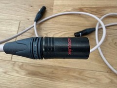 Acrolink 6N-A2110 II XLR Cable 1m Pair High-End Audio Balance Cream Interconnect