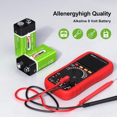 Batteries 9V Block Battery, 6 Pieces, Longlife Power for Smoke Detectors, Fir…