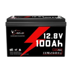 12V 200Ah LiFePO4 Lithium Battery 200A BMS Deep cycle For RV Solar Backup Power