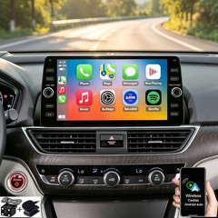 10” Screen Android 15 Car Radio BT For Honda Accord 10 2018-2022 Carplay 4+64GB