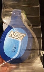New NOS Energy Drink Wireless Headphones Blue Bluetooth Limited Edition
