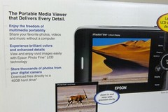 Epson P-2000 3.8″ LCD Digital Multimedia Viewer 40 GB SD Compact Flash Mint