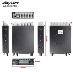 ANYTONE AT-6666PRO 28.000 – 29.699Mhz 40 Channels CTCSS DCS 10 Meter Radio + USB