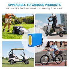 Ebike Battery 36V 48V 52V 60V 72V 40Ah 30Ah Lithium for 0-5000W Motor Waterproof
