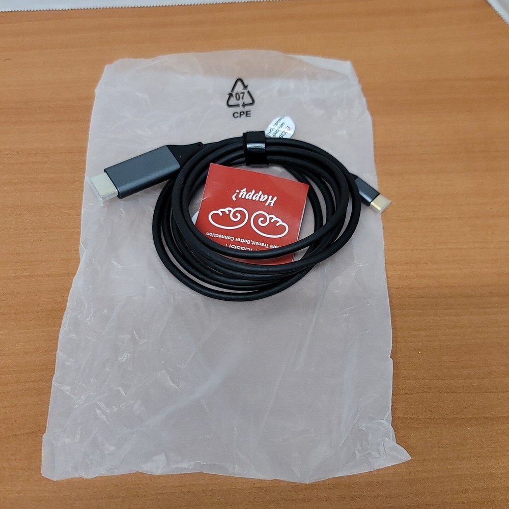 TOP QUALITY iNassen USB C to DisplayPort Male Lead 1.8m 4K 60Hz
