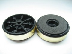 4pcs 40*10mm Golden Speaker Isolation Feet mats HiFi Amplifier Stand Pad Audio