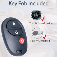 Key Fob Remote Control Compatible with Toyota 2004-2015 Tacoma/2007-2015
