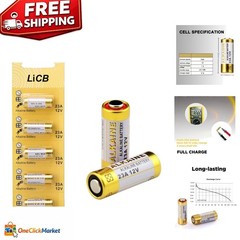 5-Pack A23 12V Alkaline Batteries – Trusted Power for Gadgets & Security Systems