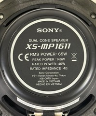 Sony XS-MP1611 6.5 in (16 cm) Dual-Cone Marine Speaker 4 Speakers Barely Used.