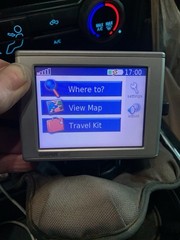 Garmin nüvi 350 Automotive W/Power Cable and Dash Mount Bundle-Tested.