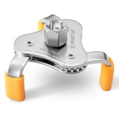 Oil Filter Wrench 3 Jaw Oil Filter Removal Tool Adjustable 2 Anti-Slip Claw