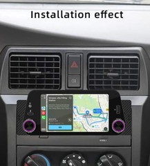 Single Din Car Stereo Radio Bluetooth Head Unit For Apple CarPlay Android Auto