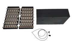 48V 13S6P Lithium Battery Box Pack with Holder & Nickel plated strips DIY 2 PACK